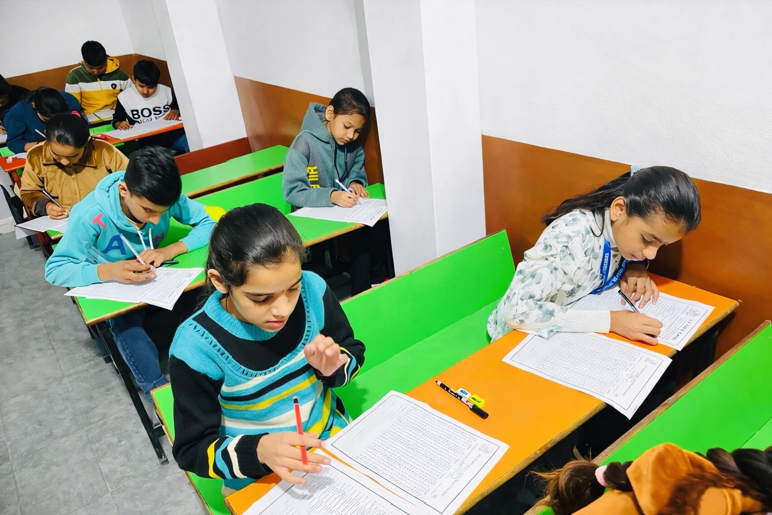 Students Competing