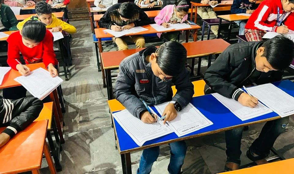 Students Competing